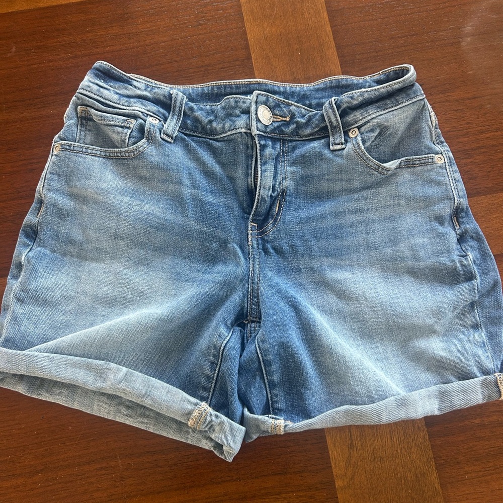 Maurices Light Blue Jean Shorts
